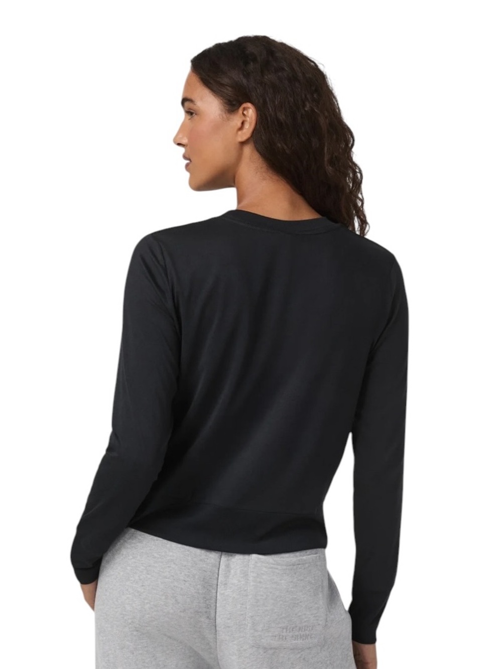 NEW Vuori Daydream Crew Top Black Heather Size M - Picture 5 of 14